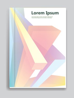 Broşür, poster şablonu