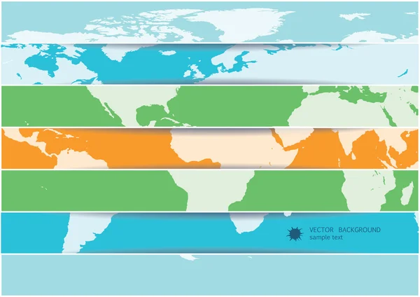 Світова карта фону — стоковий вектор
