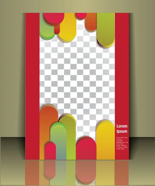 Бізнес брошура, шаблон плакату — стоковий вектор
