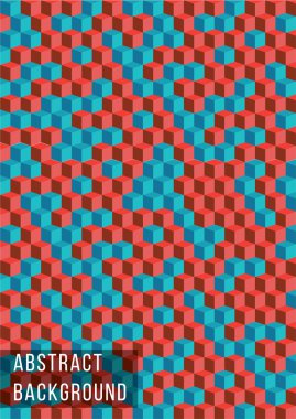 soyut küpleri arka plan