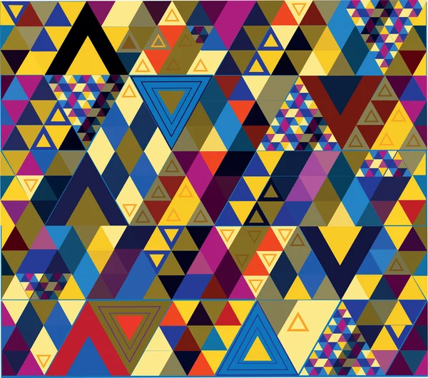 Patrón de triángulos abstractos — Vector de stock