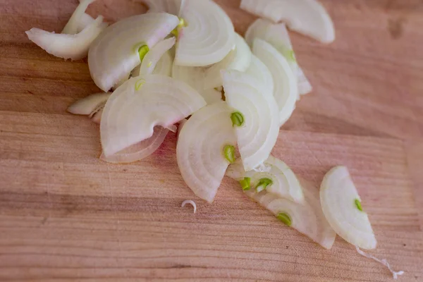 Chopped white onion — Stock Photo, Image