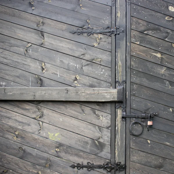 Porta de madeira fundo — Fotografia de Stock