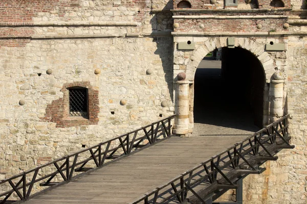 Ворота Калемегдана Белградская Крепость Солнечный День — стоковое фото