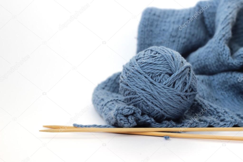 Ball of yarn for knitting