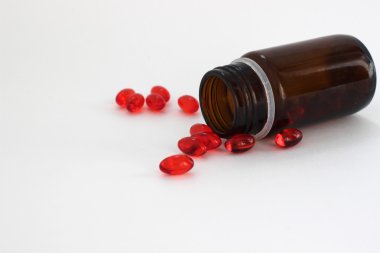 Red pills clipart