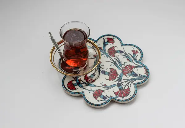 Τουρκική ποτήρι του τσαγιού — Φωτογραφία Αρχείου