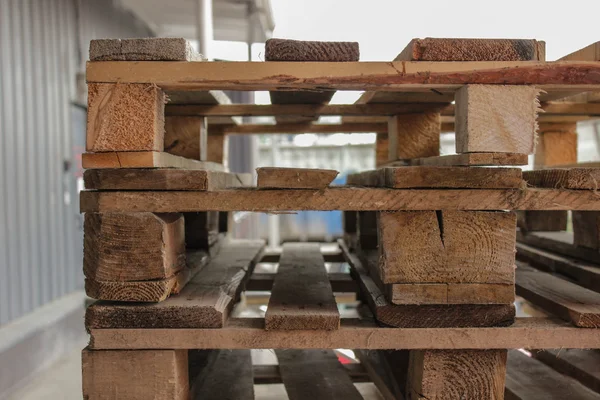 Paletas de madera — Foto de Stock