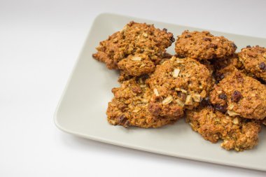 Ev yapımı yulaflı kurabiye.