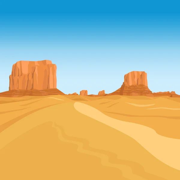 Mountains desert landscape background
