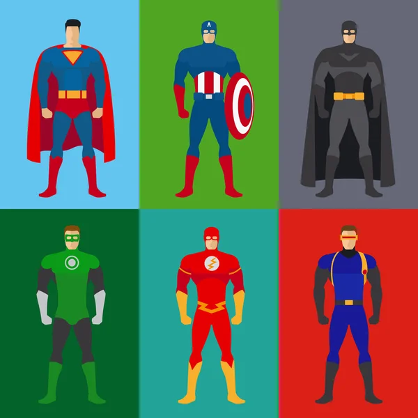 ᐈ Superhero templates stock vectors, Royalty Free super hero ...