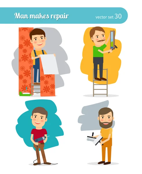 Home Repair Man — Stock Illustration Home Repair Man Stock Vector