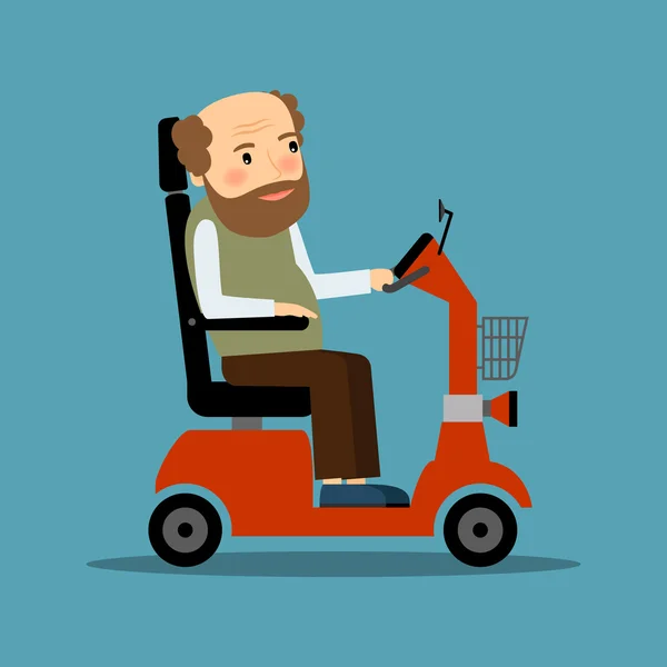 Motorized wheelchair, Royaltyfree Motorized wheelchair Vector Images