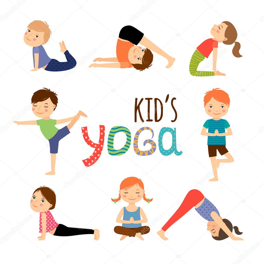 ᐈ Yoga Disegno Per Bambini Vettore Di Stock Illustrazione Yoga Per Bambini Scarica Su Depositphotos