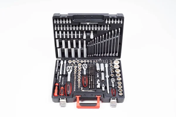 Valise Avec Ensemble Outils — Photo