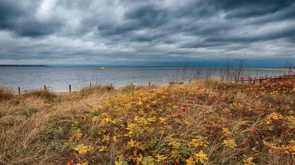 Plaża Rewie Nad Bałtykiem Polsce — Zdjęcie stockowe