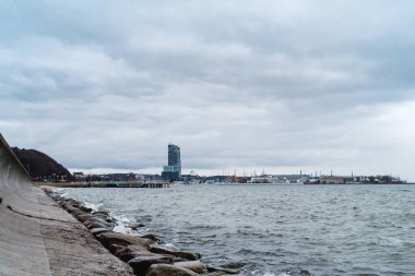 Gdynia şehrinin panoraması