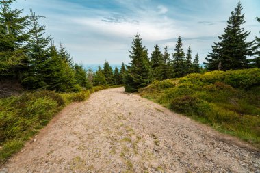 Karkonosze 'deki dağ manzaraları