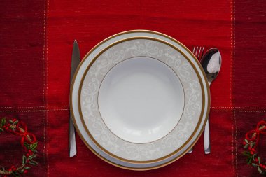 Misafirler için Noel sofrası