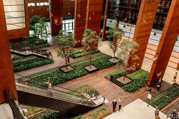 Gdask 'ta modern bir kamu binası. Dayanışma Merkezi