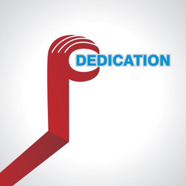 iş fikir dedicationconcept elinde