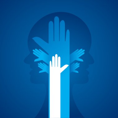 insan hakları simge vektör