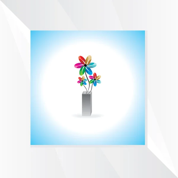 Flower pot — Stock Vector