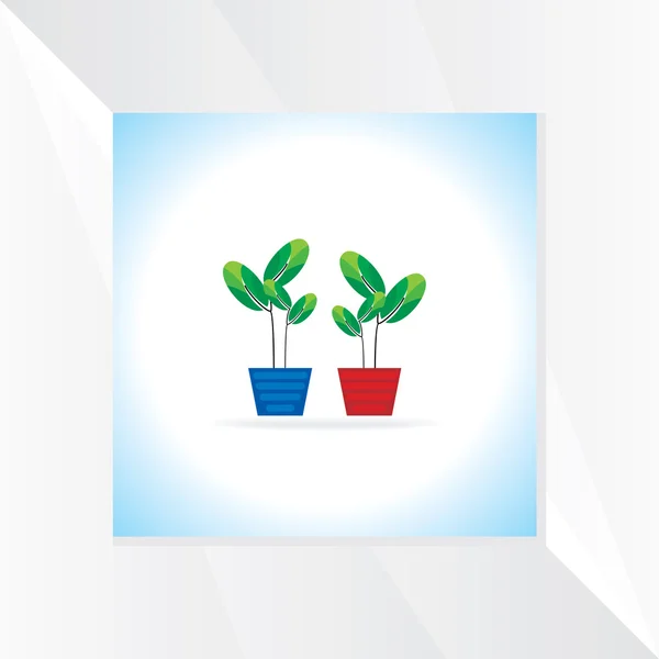 Plant pot — Stock Vector