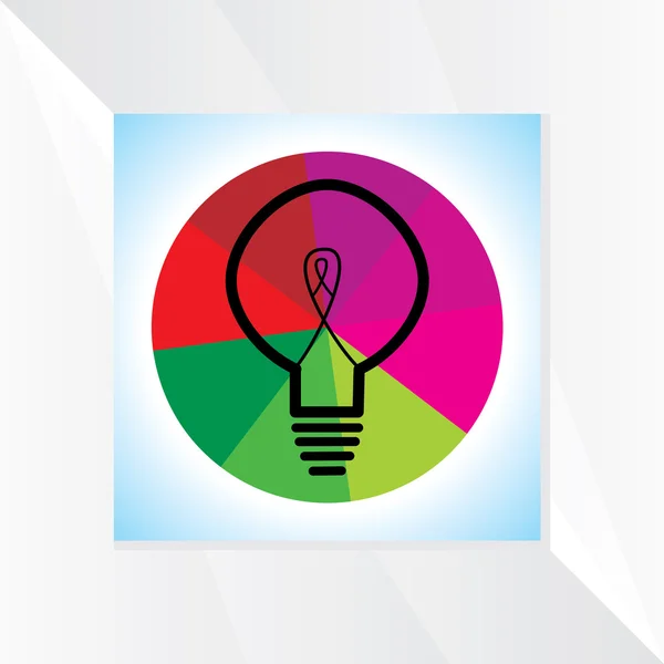Idée d'ampoule — Image vectorielle