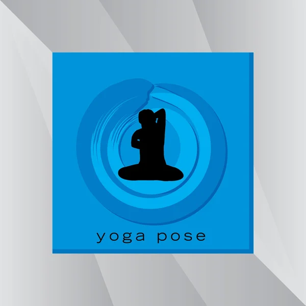 Concepto de yoga — Vector de stock