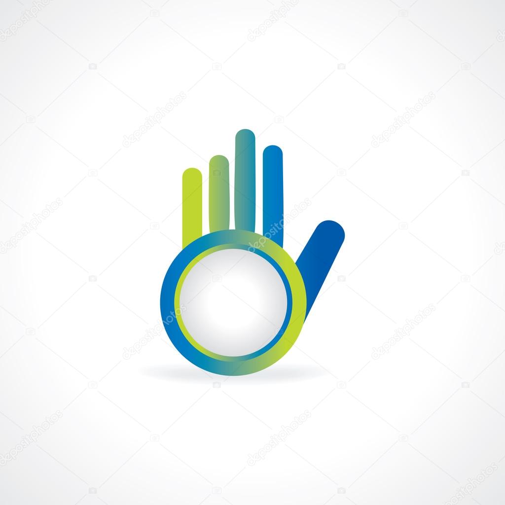 Hand rights concept vector illustration