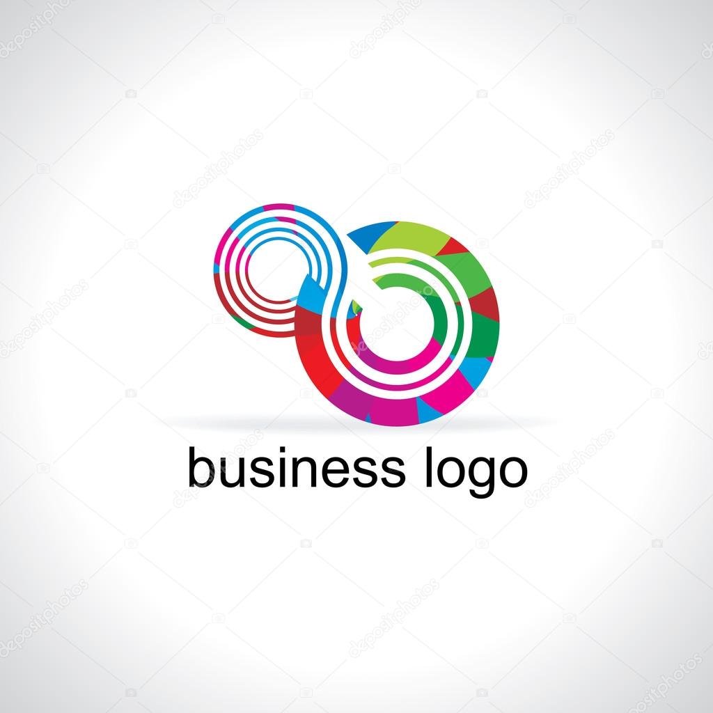 Business logo concept vector illustration