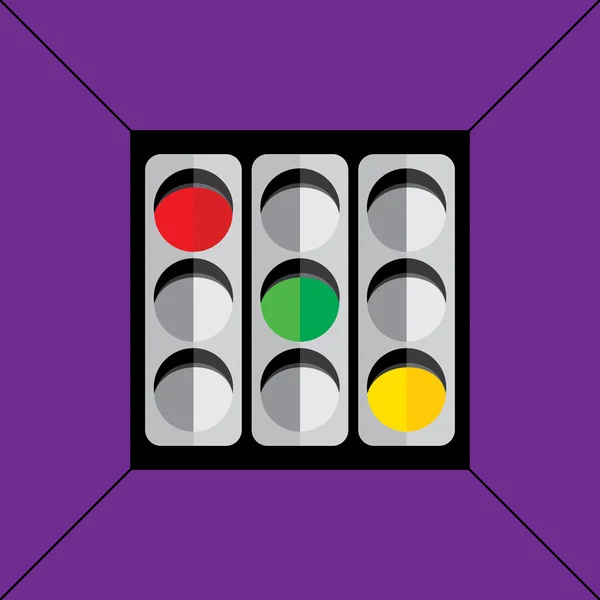 Traffic concept — Stock Vector