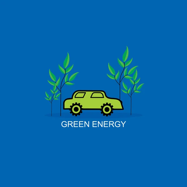 Green energy concept — Stock Vector