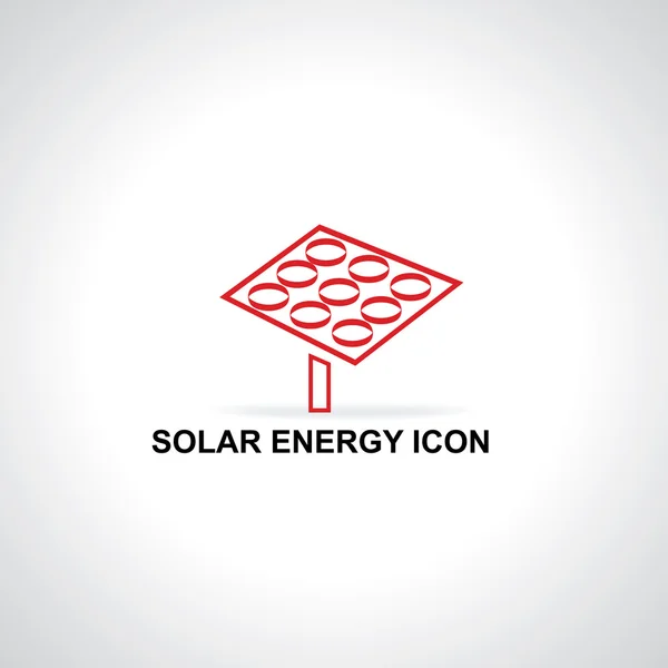 Solar energy concept — Stock Vector