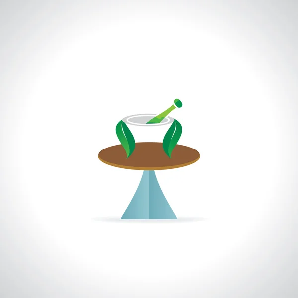 Concepto ayurveda — Vector de stock