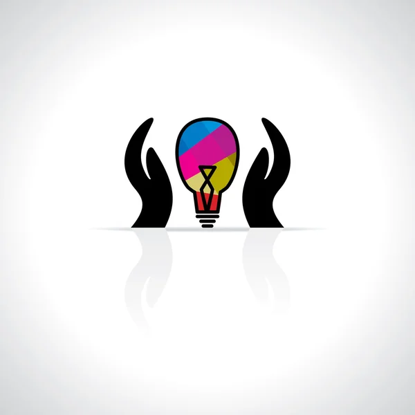 Lamp zorg concept — Stockvector