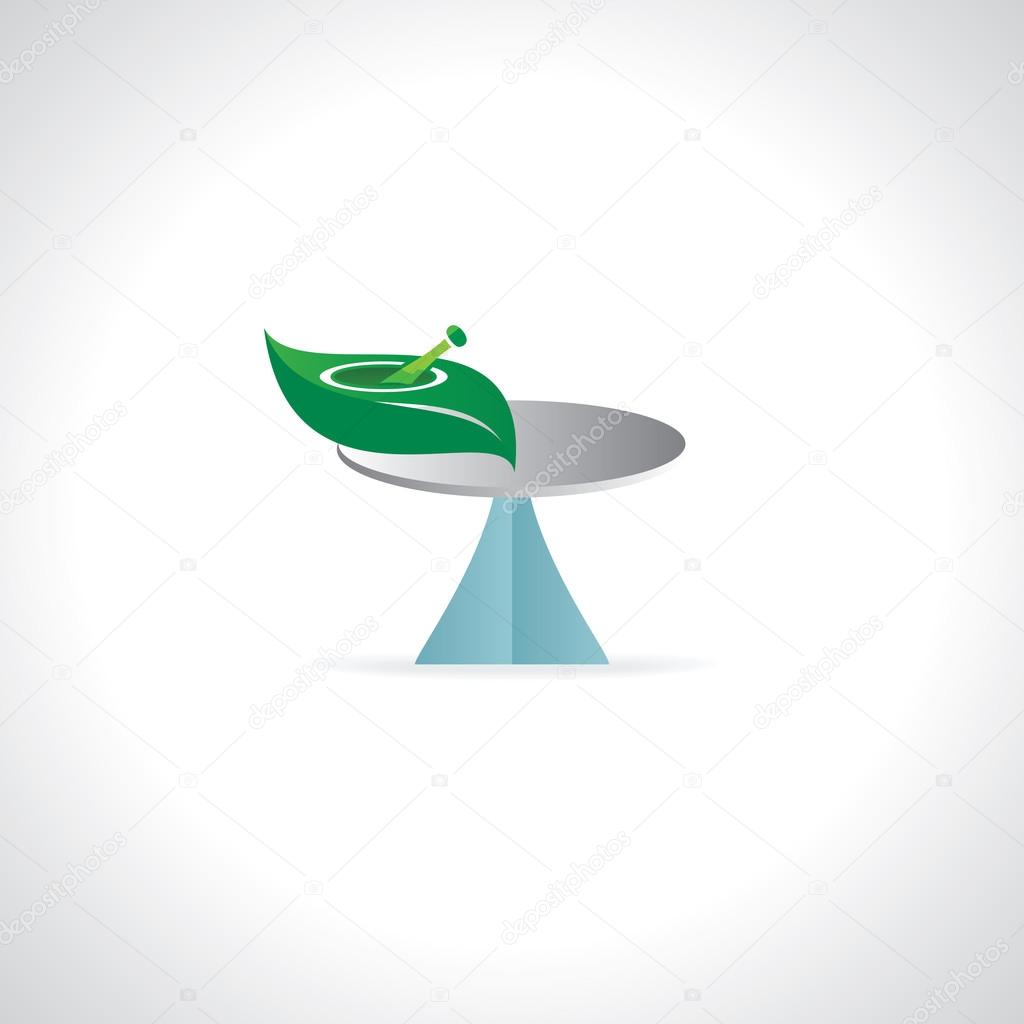 Mortar and pestle vector illustration