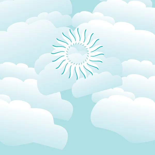 Vector de nube creativa — Vector de stock