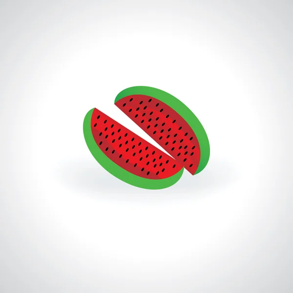 Watermelon icon — Stock Vector