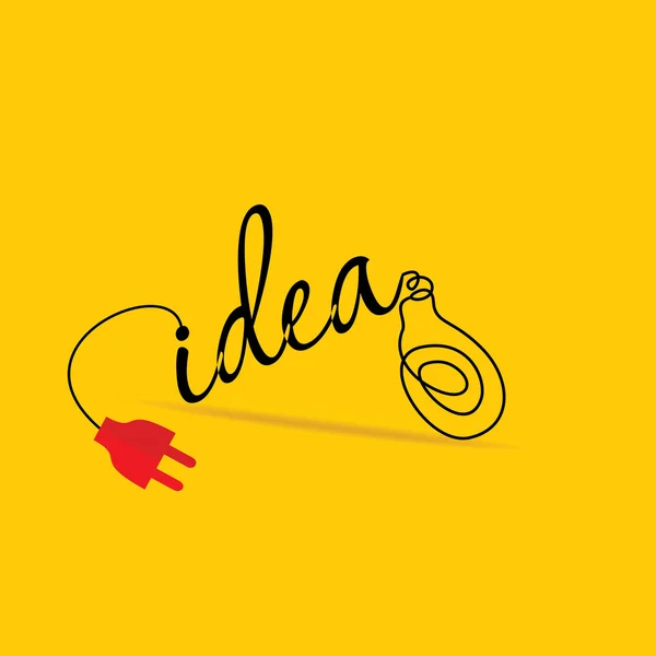 Idea creativa — Vector de stock