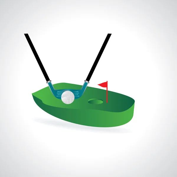 Concepto de golf — Archivo Imágenes Vectoriales