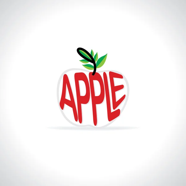 Concepto Apple — Vector de stock