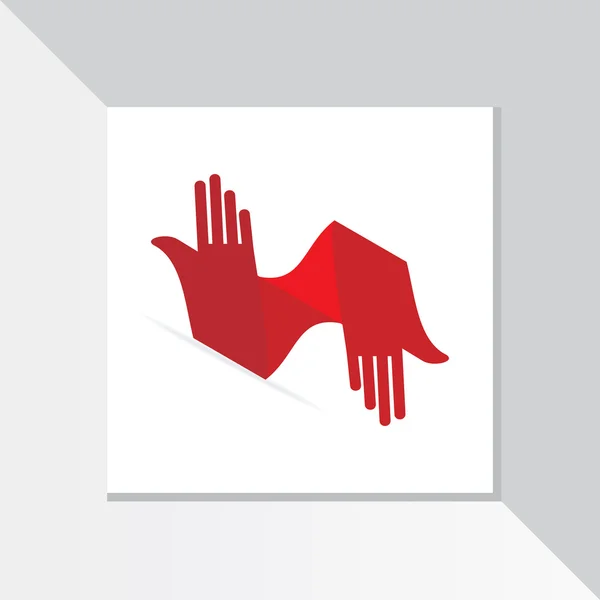 Hand Team Concept Vectorillustratie — Stockvector