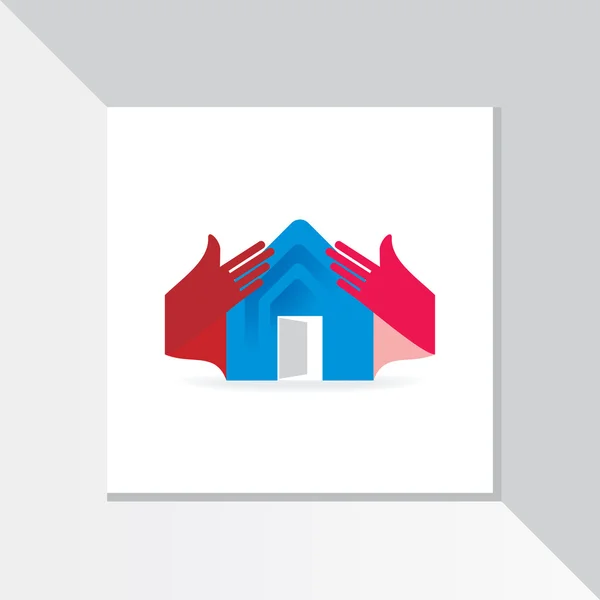 Home concept — Stockvector