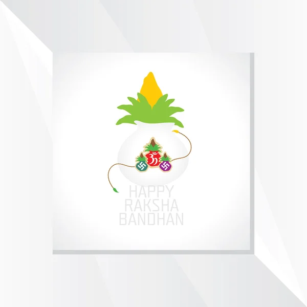 Festival indio raksha bandhan — Vector de stock