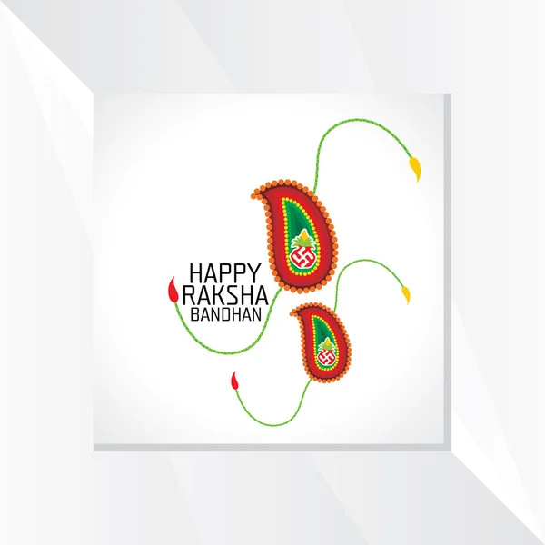 Festival indio raksha bandhan — Vector de stock