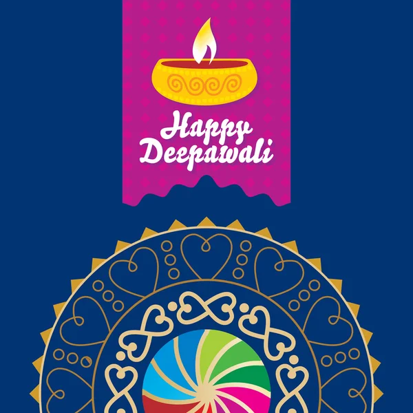 Concepto de diwali — Vector de stock