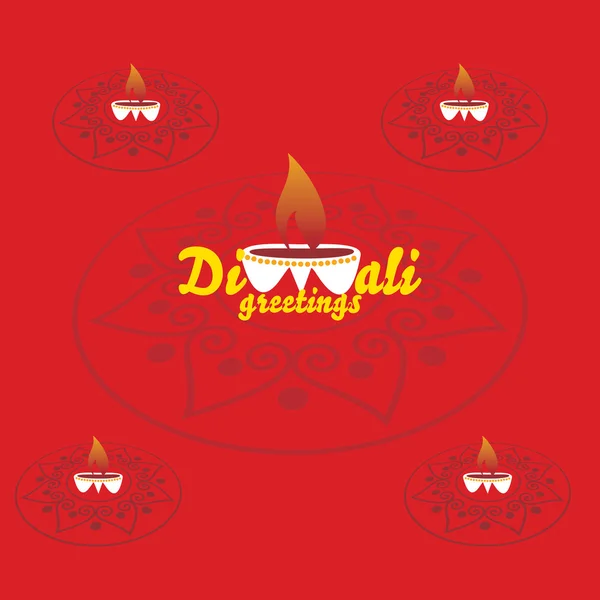 Diwali kavramı — Stok Vektör
