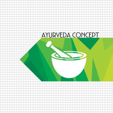 Ayurveda kavramı vektör